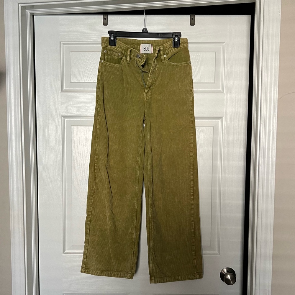 BDG Olive Green Corduroy Pants